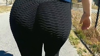 Sexy Mom Shows Off Her Big Ass In Public