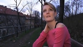 Meggie From Publicagent Engages In Sex-For-Money Encounter Near A Church