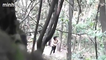 Japanese Daddy Drills A Sex Worker In The Woods