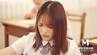 Asian Schoolgirl Gets Taught A Lesson In Pleasure By Her Teacher