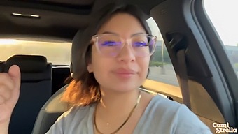 Amateur Latina Gives Mind-Blowing Blowjob And Poses With Cum On Face In Public