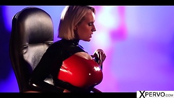 Get Dominated By A Blonde Babe In This Femdom Facial Video