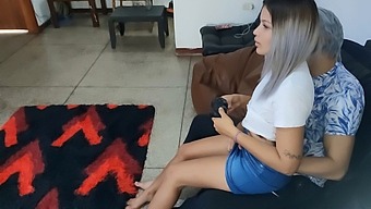 Amateur Couple'S Intimate Moment Nearly Interrupted By In-Laws