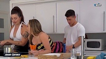 Best Friend Of My Girlfriend Stayed For A Few Days And Me And Her Had Sex And Then We Found Out About A Hot Threesome.